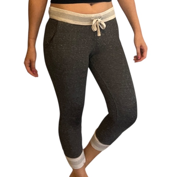 American Eagle Gray Skinny Slouch Joggers | Small - Picture 1 of 8